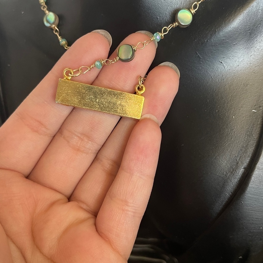 Vermeli Sterling silver abalone necklace - Picture 4 of 6